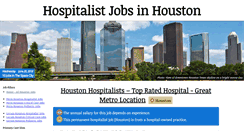 Desktop Screenshot of houstonhospitalistjobs.com
